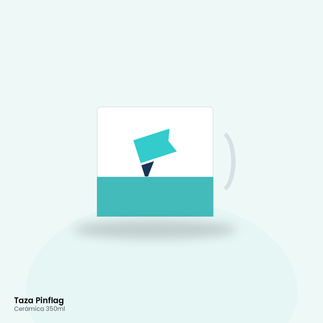 Taza Pinflag